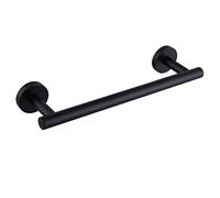 Matte Black Hand Towel Bar SUS 304 Stainless Steel 12-Inch Towel Rack Holder for Bathroom Wall Mount