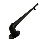 Matte Black Industrial Pipe Rail2ft Antique RustiCast Iron Support Bar Safety Railing for s Supports up to 200kg