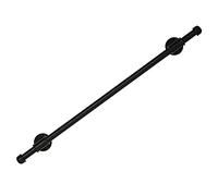 Matte Black Industrial Pipe Stair HandrailSafe Grab Support Bar for Elderly & Kids Durable 1m/2m/4m/5m/6m Length Options (500cm/16ft) Ideal for Stairs & Safety