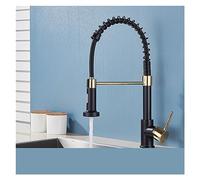 Matte Black Kitchen Faucet Pull Down Sprayer Single Handle 360° Swivel Mixer Tap d Accents Modern Kitchen Sink Faucet & Slish Design