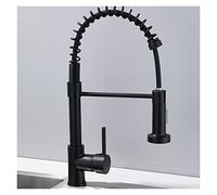 Matte Black Kitchen Sink Faucet Pull Down Kitchen Faucet Single Handle Mixer Tap 360 Rotation Torneira Cozinha Mixer Tap（Nero）