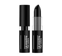 Matte Black Lipstick - Black Lip Face Paint Stick - Gothic Halloween Makeup Long Lasting Waterproof - Velvet High Pigmented Daek Lip Stick For Zombie Clown Vampire Skeleton Cosplay
