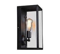 Matte Black Outdoor Wall Lamps, Stylish Porch Lights, Durable Metal Sconces for Deck, Patio, Garage, Exterior Wall Mount Lighting, Modern Architectural Design