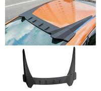 Matte Black Rear Top Window Roof Spoiler Wing Fits for Honda Civic 2016 2017 2018 2019 2020 2021 10th R Style ABS Plastic Exterior Body Kits Trim