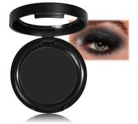 Matte Black Single Eyeshadow - Pressed Fine Powder, Intensely Pigmented for Longwear Day & Night Looks, Wet & Dry Application, Suitable for All Skin Tones, Mineral Oil Free