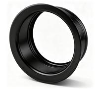 Matte Black Sink Flange Fits for InSinkErator FLG-MTBLK Sink Flange, Durable Stainless Steel Sink Flange for InSinkErator Garbage Disposals and Most Kitchen Sink, 1 Pack