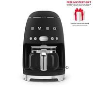 Smeg DCF02 Drip Filter Coffee Machine - Matte Colour - Matte Black