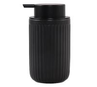 Matte Black Soap Dispenser - Ceramic Hand Dish Soap Dispenser for Bathroom 12ounce Refillable Liquid Hand for Essential Oil, Lotion Dispenser with Pump