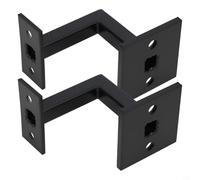 Matte Black Stair Banister Brackets 304 Steel Rustproof