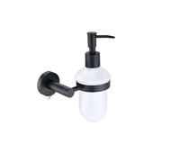 Matte Black Towel Rack Set Bathroom Hardware Kit with Wall Mount Shelf Rod Ring Toilet Paper Holder Brush Holder Sta Steel Hook Modern and Stylish Bathroom Accessories
