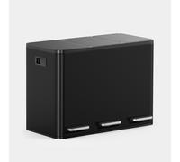 Matte Black Triple Bin - 45L
