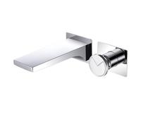 Matte Black WallMounteBathroom Faucet Black 2Hole Single HandleualControl Tap for Hot & ColWater Concealedesign for Modern Bathrooms