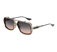 Matte Black White Gold Black Iron/Grey Peach Gradient / 58