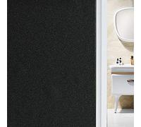 Matte Blackout Privacy Window Film UV Protection Glass Window Sticker Dark Window Tinting Film Light Blocking (90X200cm, Black)