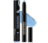 Matte Blue Eyeshadow Stick, Waterproof Cream-to-Powder Eye Pencil, Smooth Blendable Texture, Smudge-Resistant Long-Lasting Finish, Multi-Use for Eyeshadow, Eyeliner & Eye Definition #10