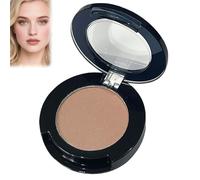 Matte Brown Single Eyeshadow,Highly Pigmented Fine Powder, Eyeshadow Formula, Cool-Tone Single Shade for All Skin,Long-Lasting Waterproof &Sweatproof Eye Make-Up,for Fresh & Smokey Looks
