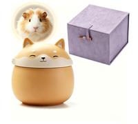 Matte Ceramic 220ML Small Pet Ashes Urn Photo Display Memorial for Tiny Pet