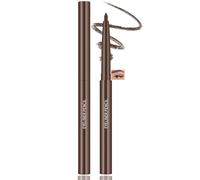 Matte Cocoa Brown Eyeliner Pencil - Ultra Fine Tip Retractable Eye Liner, Waterproof Smudge Resistant Long Lasting Formula, Smooth Glide for Precise Winged or Natural Everyday Eye Makeup Looks