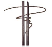 Matte Dark Brown Eyeliner Pencil - Waterproof, Long-Lasting Gel Formula, Smudge-Proof, Fine Tip for Precise or Bold Looks, Smooth Application (Dark Brown)
