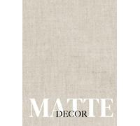 Matte Decor: Hardcover Decorative Book For Home Decor | Book Decor For Coffee Table | Thick Decorative Display Book For Shelves, Bookends, Cases and ... Linen (Decorative Books For Home Decor)