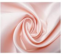 Matte Duchess Bridal Satin Polyester Fabric for Dressmaking Wedding Crafts Quilting Sewing 150cm Wide (5 Metre (500 x 150cm), Blush)
