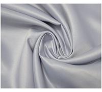 Matte Duchess Bridal Satin Polyester Fabric for Dressmaking Wedding Crafts Quilting Sewing 150cm Wide (1/4 Metre (25 x 150cm), Eggshell)