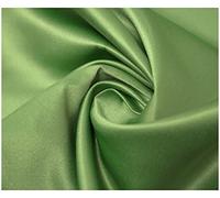 Matte Duchess Bridal Satin Polyester Fabric for Dressmaking Wedding Crafts Quilting Sewing 150cm Wide (5 Metre (500 x 150cm), Sage Green)