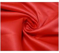 Matte Duchess Bridal Satin Polyester Fabric for Dressmaking Wedding Crafts Quilting Sewing 150cm Wide (10 Metre (1000 x 150cm), Crimson)
