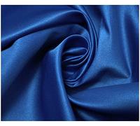 Matte Duchess Bridal Satin Polyester Fabric for Dressmaking Wedding Crafts Quilting Sewing 150cm Wide (5 Metre (500 x 150cm), Royal Blue)