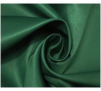 Matte Duchess Bridal Satin Polyester Fabric for Dressmaking Wedding Crafts Quilting Sewing 150cm Wide (1/4 Metre (25 x 150cm), Emerald)