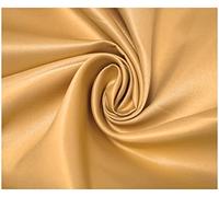 Matte Duchess Bridal Satin Polyester Fabric for Dressmaking Wedding Crafts Quilting Sewing 150cm Wide (5 Metre (500 x 150cm), Gold)