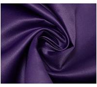 Matte Duchess Bridal Satin Polyester Fabric for Dressmaking Wedding Crafts Quilting Sewing 150cm Wide (5 Metre (500 x 150cm), Purple)