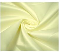 Matte Duchess Bridal Satin Polyester Fabric for Dressmaking Wedding Crafts Quilting Sewing 150cm Wide (3 Metre (300 x 150cm), Lemon)