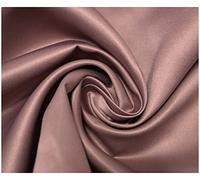 Matte Duchess Bridal Satin Polyester Fabric for Dressmaking Wedding Crafts Quilting Sewing 150cm Wide (5 Metre (500 x 150cm), Rosewood)