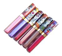 Matte Effect Lipstick 6Pcs ABS Charm Set for Party and Daily Makeup | Not Easy to Break, Not Easy to Deform, Easy to Store, Easy to Carry, Compact 6 Piece Set