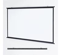 Matte Fabric and Hanging Design HD Manual Pull Down Projection Display - Public Display Screen for Home Theater