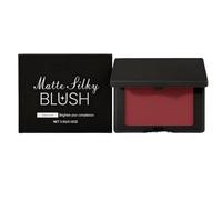 Matte face blush, pink Korean-style contouring blush, highly pigmented, lightweight, waterproof, long-lasting face makeup, smooth and easy to blend