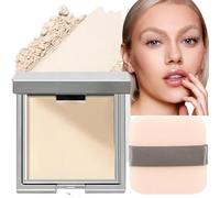 Matte Face Finishing Powder,Matte Translucent Face Powder Compact,Pressed Powder Setting Powder,Ma/tte Make-Up Finishing Pow/der,Waterproof Oil Control Powd/er Make Up,Fa/ce Pow/der for Mature Skin#02