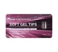 Matte False Nails Tips Pre-File Full Covers Press On Nails Soak Off Gel Fake Tips For Extensions 12 Sizes Soft Gel Nail
