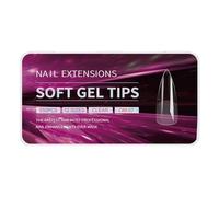 Matte False Nails Tips Pre-File Full Covers Press On Nails Soak Off Gel Fake Tips For Extensions 12 Sizes Soft Gel Nail