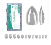 Matte False Nails Tips Pre-File Full Covers Press on Soak Off Gel Fake Tips for Extensions 12 Sizes Full Cover Press on Nail