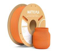 Matte Filament PLA，Compatible With Elegoo 3D Printer(Orange 2kg)