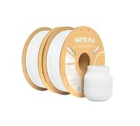 Matte Filament PLA，Compatible With Elegoo 3D Printer(White 2kg)