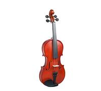 Matte Finish Acoustic Violin Set 4/4 3/4 1/2 1/4 1/8 Basswood Fiddle W/Brazilwood Bow Case Violin (Color : 1-2)