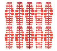 Matte Finish Full-Cover False Toenail Tips - 240-Piece DIY Set for Artists & Home Use, Soft-Touch Neutral Red, Salon-Quality Adhesion