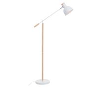 Matte Floor Lamp, Adjustable Height Office Lamp, Easy-to-Use Lamp Floor, Focused Lighting Bedroom Lamp Premier Housewares White One Size