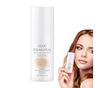 Matte Foundation for Dry Skin | Lightweight Makeup Base Moisturizing Foundation,Matte Finish Full Coverage, Long-Lasting Concealer for Oil Control & Skin Care