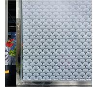 Matte Glass Window Film - Privacy Frosted Decorative Clings, Uv Blocking Self-adhesive Vinyl For Bathroom, Stained Glass Effect, Easy Install, 4 Size One Color 45 x 300 cm