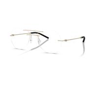 Matte Gold Eyewear Frames Me1003 - unisex - Moncler - Glasses - Yellow - 55 MM - Accessories 55 MM