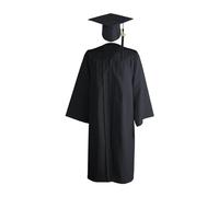 Matte Graduation Cap, Graduation Gown Robe Cap, Adult Graduation Gown and Cap, Matching Cap College Graduation Gown Graduation Colth, Graduation for High Bachelor School College Ceremony